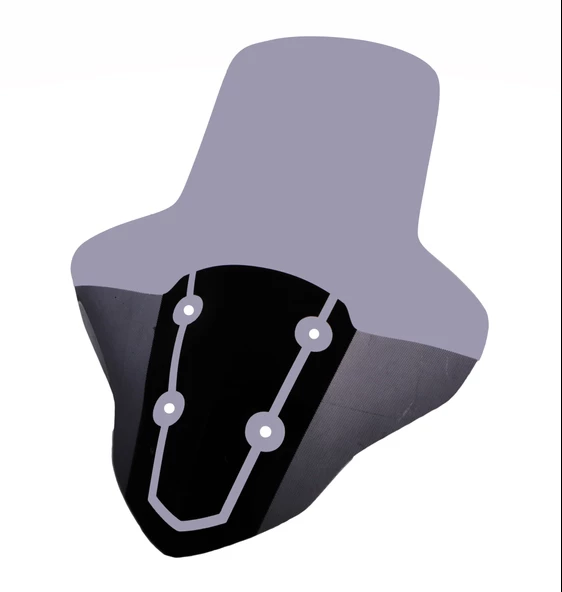 ABV Yamaha N-Max El Korumalı Füme Tur Camı 73.5x58 cm (21-25) + Vida Takımı - 3