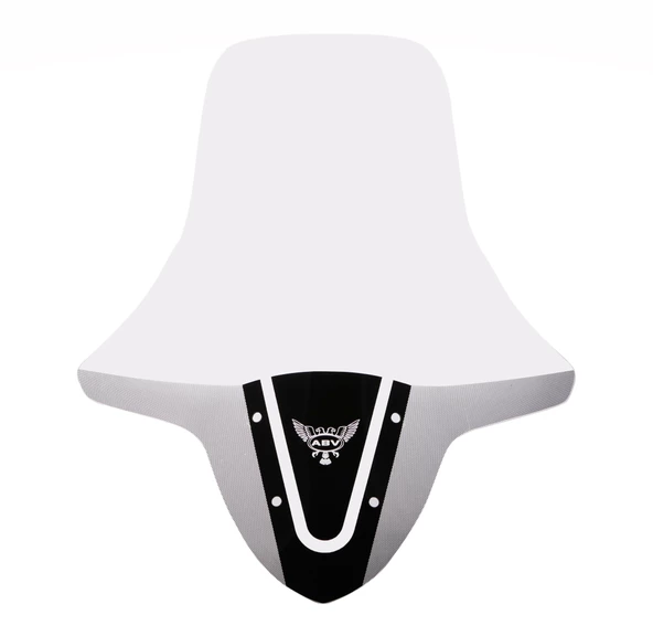 ABV Yamaha N-Max El Korumalı Şeffaf Tur Camı 75x67.5 cm (15-20) + Vida Takımı - 2