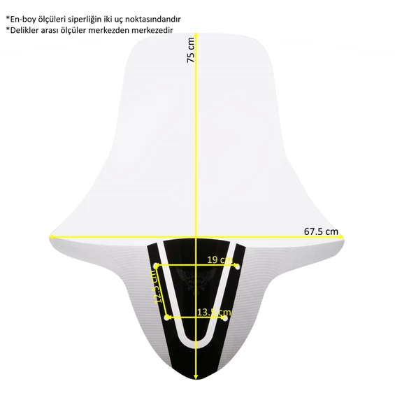 ABV Arora Zrx Volta Rm5 Rks Grace 202 El Korumalı Şeffaf Tur Camı 75x67.5 cm + Vida Takımı - 5