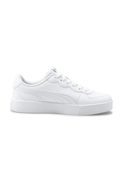 Puma Skye Clean Beyaz Kadın Sneaker Deri Spor Ayakkabı 38014702 - Resim 3