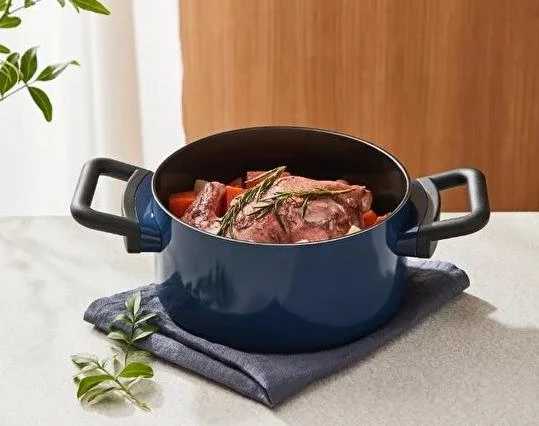 LOCK LOCK DECORE 20 CM DERIN TENCERE MAVI/NAVY - 3