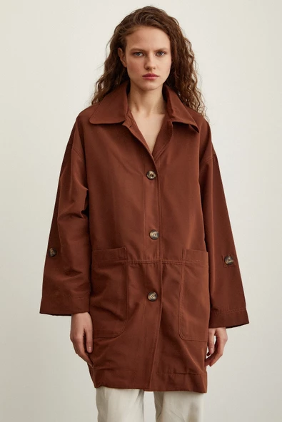 Torba Cepli Trençkot Kahve - 4