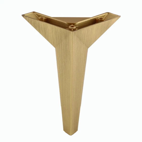 Moderno Mobilya Kanepe Tv Ünitesi Konsol Koltuk Ayağı Sarı Gold Altın Eskitme 18 Cm Ayakları - Resim 8