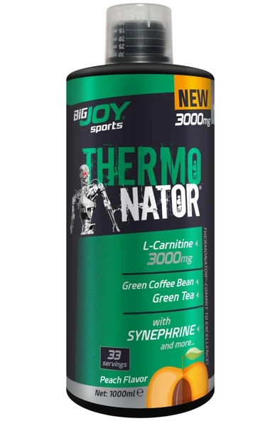 Bigjoy Sports Thermonator L-carnitine 3000 Mg Şeftali Aroma 1000 ml