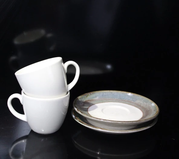 Türk Kahvesi, Espresso, Hediyelik 2 Li Kahve Fincanı- Doğum Günü, Sevgililer Günü Hediyesi - 7