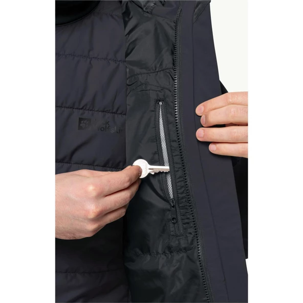 JACK WOLFSKIN ERKEK GLAABACH 3IN1 JKT M OUTDOOR CEKETİ 1115291-6001 - 5