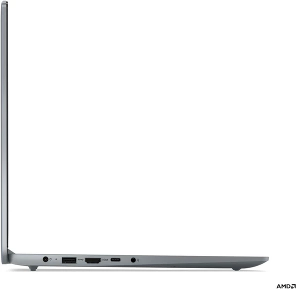 LENOVO IdeaPad Slim3 AMD Ryzen 5-7320U 8GB 256GB DOS 15.6" Arctic Grey Laptop (Lenovo Türkiye Garantili) Teşhir - 3