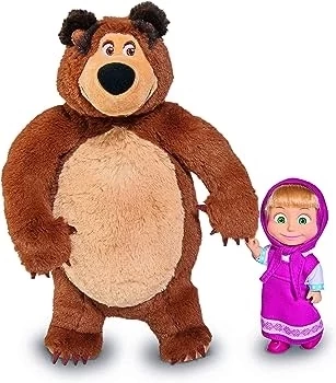 Maşa ile Koca Ayı - Masha and the Bear Masha Doll 12cm and Bear 25cm - 2