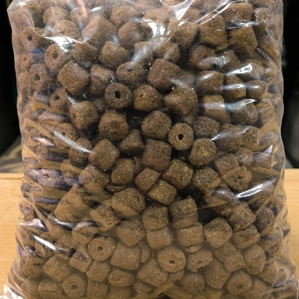 Hedyex 13nm Delikli Palet Yem 1Kg Sazan Alabalık için Delikli Yem - 5