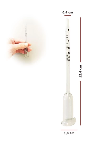 ACHEM Vinometre 0-25 Şarap Ölçer - Resim 6