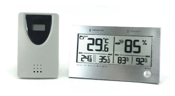 TFA Twin Plus Telsiz Termometre Nem Ölçer İç Dış - 4