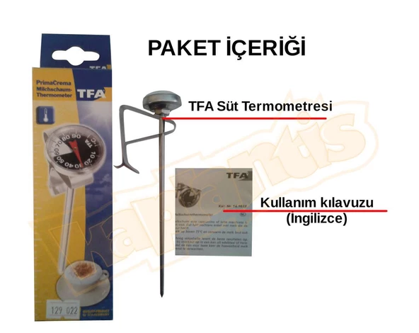TFA Prima Crema Barista Süt Termometresi - 6