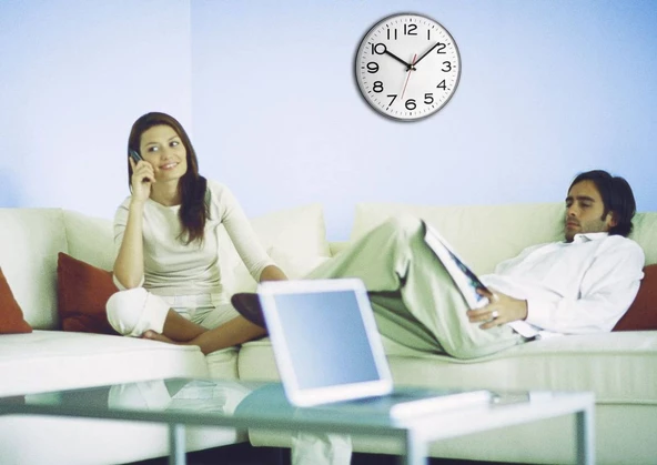 TFA Duvar Saati Beyaz - 6