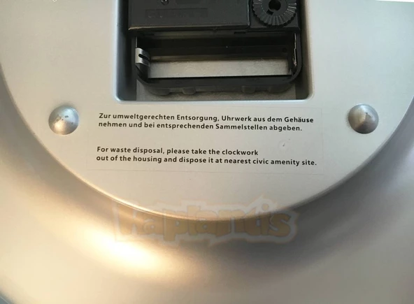 TFA Duvar Saati Beyaz - 3