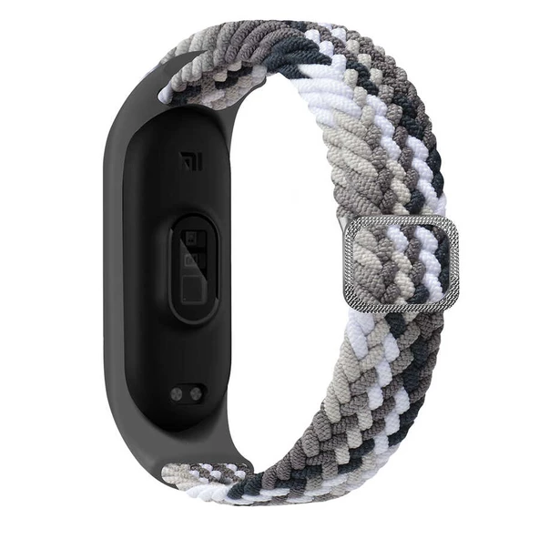 Vendas Xiaomi Mi Band 6 Ayarlanabilir Özellikli Örgü Desenli Kordon - 4