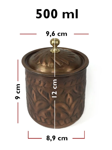 Shark Anatolia Safran Antik Bakır Baharatlık No:1 - 5