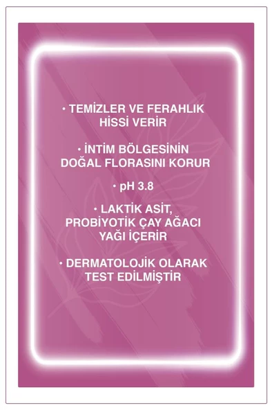 Bioder Hijyenik Intim Yıkama Jeli 200 ml - Probiyotik Içerikli Özel Formül - 3