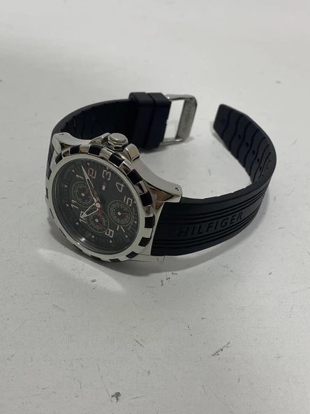 Tommy Hilfiger 41mm Silikon Kordon Erkek Kol Saati F90328 (Kutusuz) - Resim 2