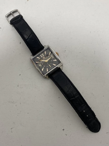 Philip Watch 35x35mm Deri Kordon Erkek Kol Saati 8211120025 2.El - Resim 5