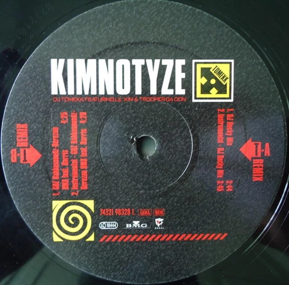 Kimnotyze (Remix) - DJ Tomekk featuring Lil' Kim & Trooper Da Don Hip Hop Vinly Plak alithestereo - 3