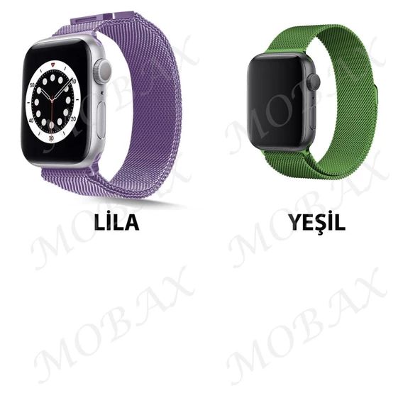 Apple Watch 44/45/46/49mm Kordon Milano Loop Metal Kordon 2/3/4/5/6/se/7/8/9/10/11/ultra - 8