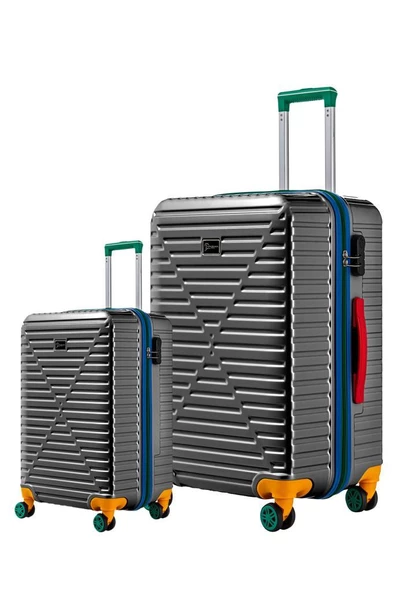 Louisiana Polo Büyük Ve Kabin Boy 2'Li Valiz Seti %100 Polikarbon Valiz 4X2 Teker Antrasit 1088 ürün görseli 1