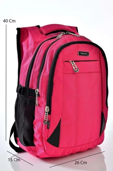 Relaxion 2227 Yarasa Sırt Çantası - Pembe - Tek Ebat - 2