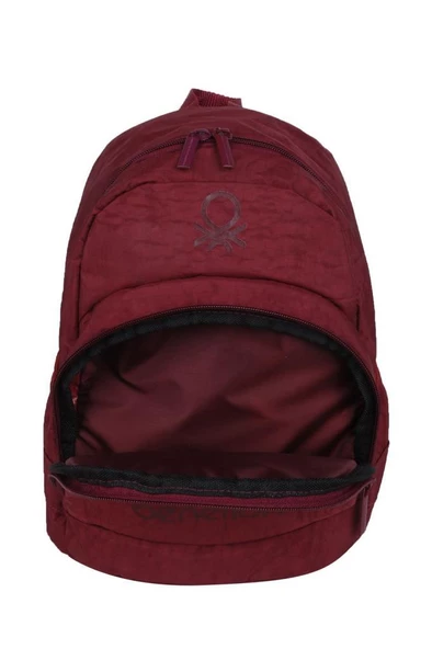 Benetton Anaokul Sırt Çantası Bordo 70019 - 5