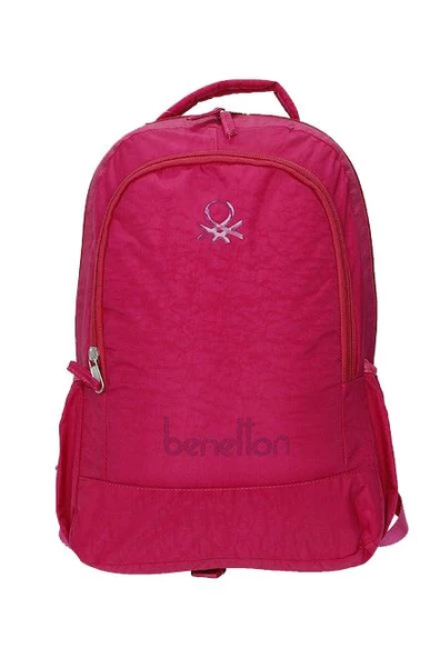 Benetton Okul Sırt Çantası Pembe 70002