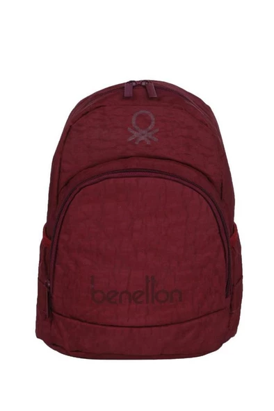 Benetton Anaokul Sırt Çantası Bordo 70019