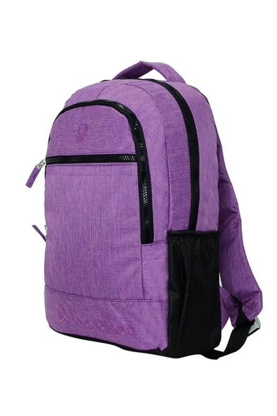 Benetton Okul Sırt Çantası Lila 70086 - 2