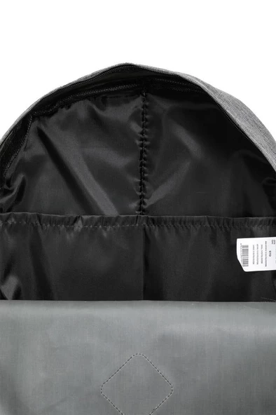Lumberjack Okul Sırt Çantası (Laptop Bölmeli) Gri- Siyah 1153 - 4