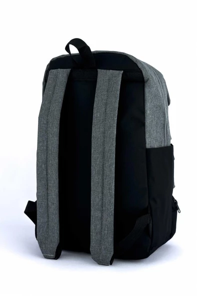Trend Okul Sırt Çantası (Laptop Bölmeli) Antrasit- Siyah 1154 - 3