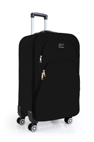 Louisiana Polo Büyük Boy 4 Teker Kumaş Valiz Siyah 1081 ürün görseli