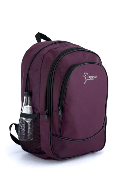 Louisiana Polo 3 Bölmeli Okul Sırt Çantası Bordo 2450