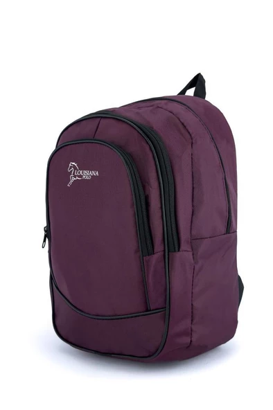Louisiana Polo 3 Bölmeli Okul Sırt Çantası Bordo 2450 - 3