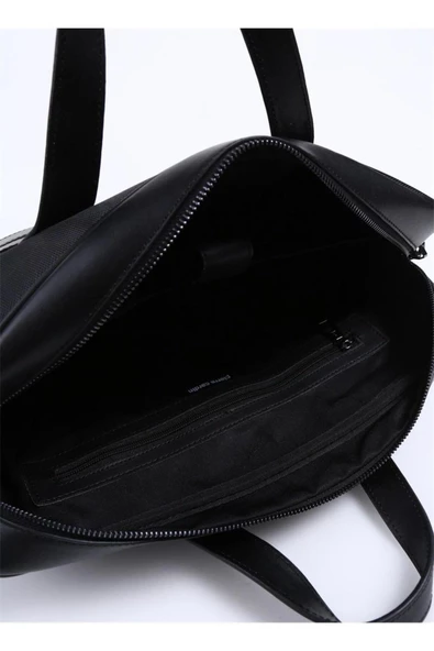 Pierre Cardin Erkek Evrak Çantası Siyah Pc001197 - Resim 4