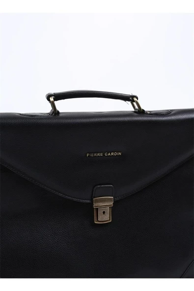 Pierre Cardin Erkek Evrak Çantası Siyah Pc001194 - 3