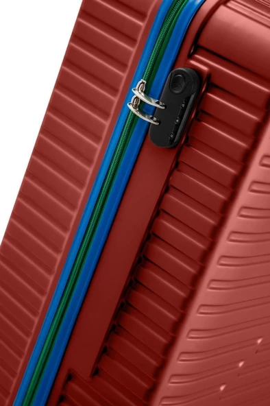 Louisiana Polo Kabin Boy %100 Polikarbon Valiz 4x2 Teker Bordo 1088 - 4