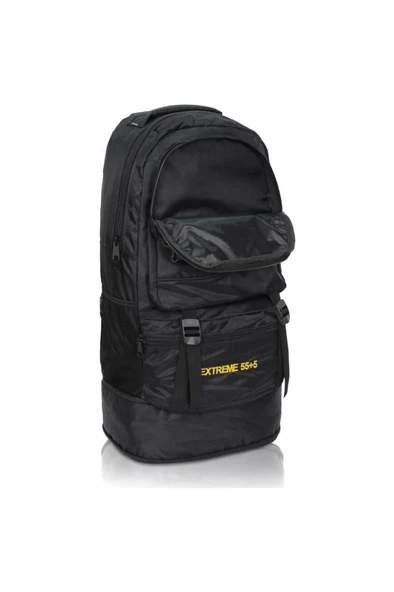 Cambrıdge Polo Club Unisex Dağcı Spor Sırt Çantası Körüklü Siyah 90007 - 3