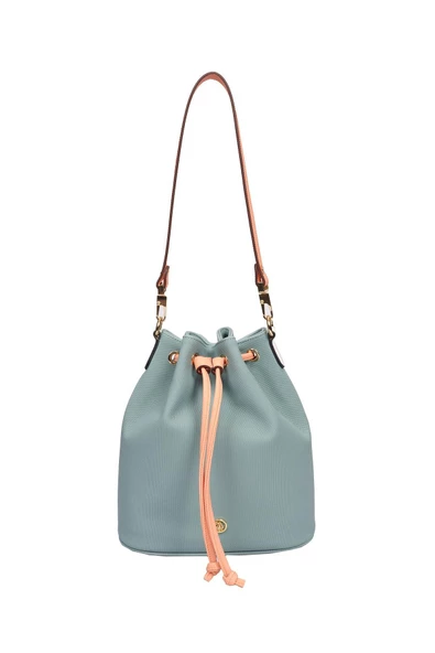 U.S. Polo Assn. Çapraz Askılı Kadın Çanta Civit-Somon Us23260