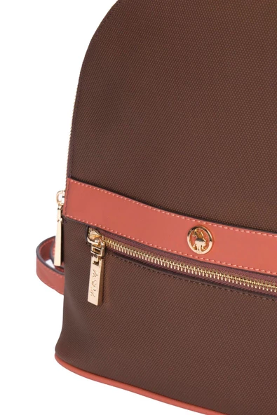 U.S. Polo Assn. Kadın Sırt Çantası  Fındık Us22570 - 5