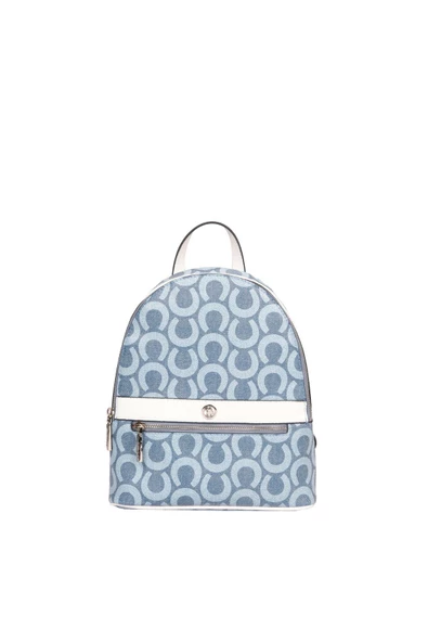 U.S. Polo Assn. Kadın Sırt Çanta Denım-Beyaz Us23199 - Resim 2