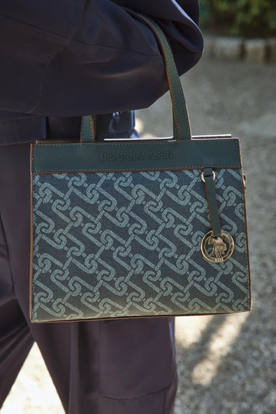 U.S. Polo Assn. Kadın Omuz Çanta Petrol Us23508 - 2