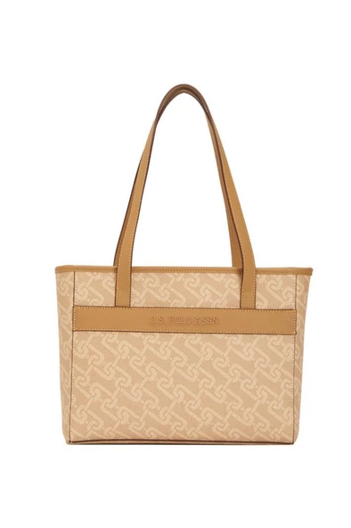 U.S. Polo Assn. Kadın Omuz Çanta Bej Us23514 - Resim 3