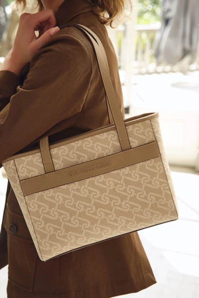 U.S. Polo Assn. Kadın Omuz Çanta Bej Us23514 ürün görseli
