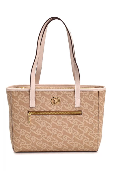 U.S. Polo Assn. Kadın Omuz Çanta Bej Us23116 ürün görseli 1