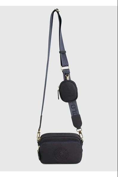 U.S. Polo Assn. Kadın Çapraz Askılı Çantası Siyah Us22608