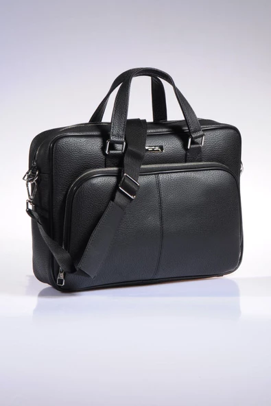 Pierre Cardin Erkek Evrak Çantası Siyah Pc001116 - Resim 2