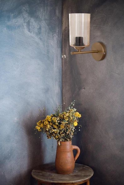 D-light Global Bal Akrilik Camlı Aplik - 2